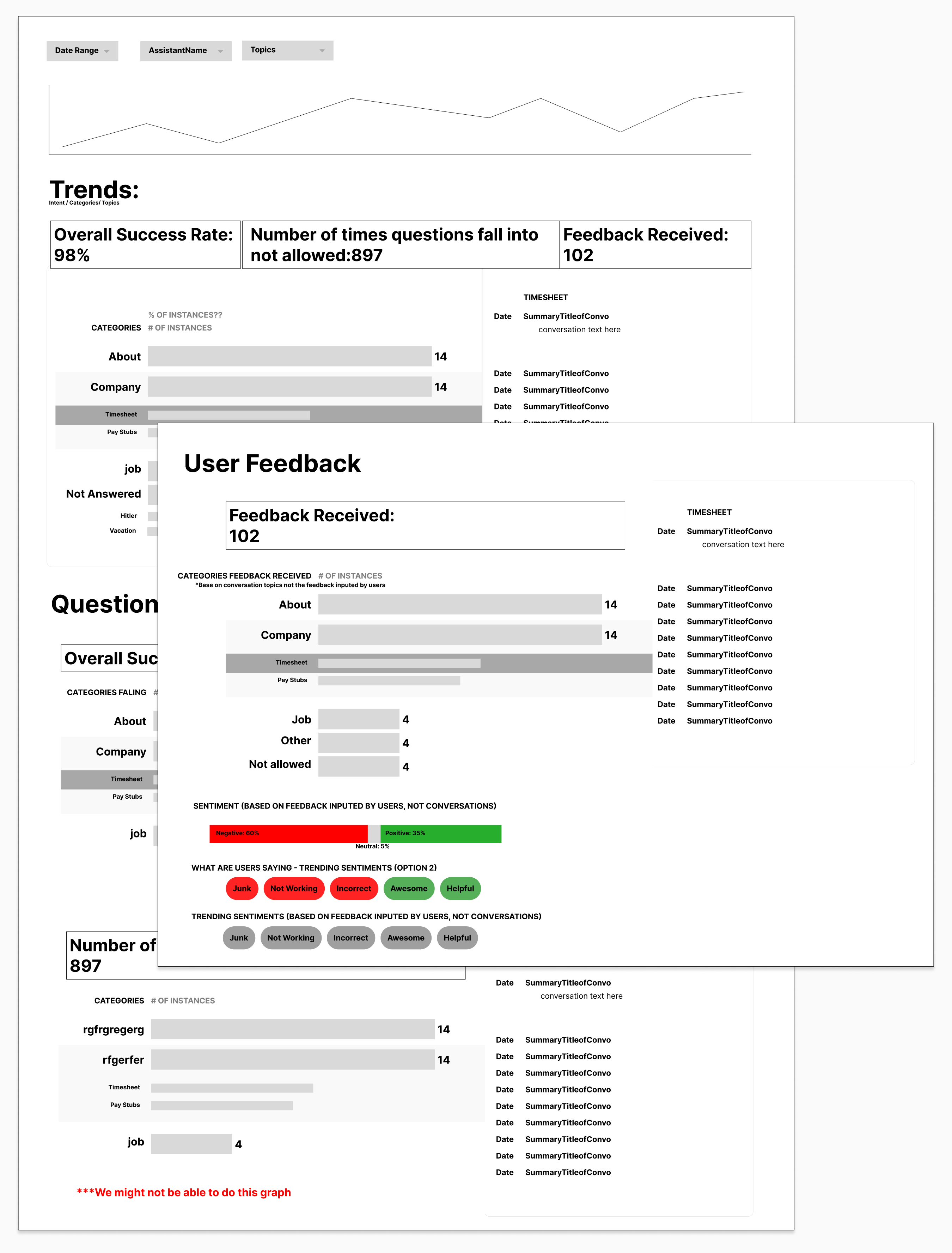 wireframes that are starting to look better
